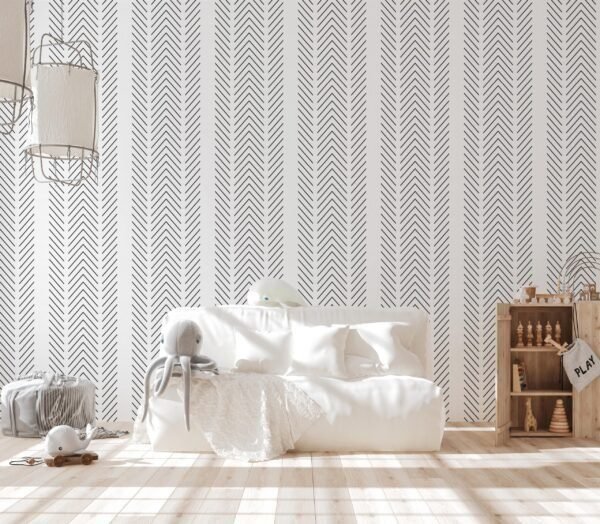 Christmas Chevron Wallpaper - Image 2