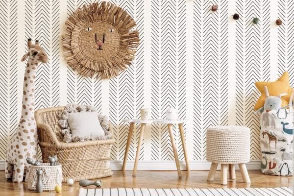 Christmas Chevron Wallpaper - Image 3