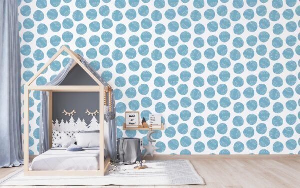 Cerulean Circle Wallpaper - Image 3