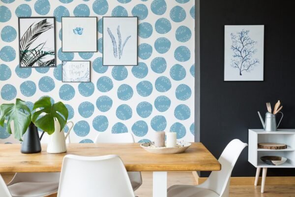 Cerulean Circle Wallpaper - Image 4