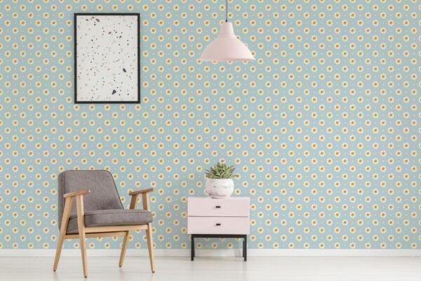 Daisy Dot Bouquet Wallpaper