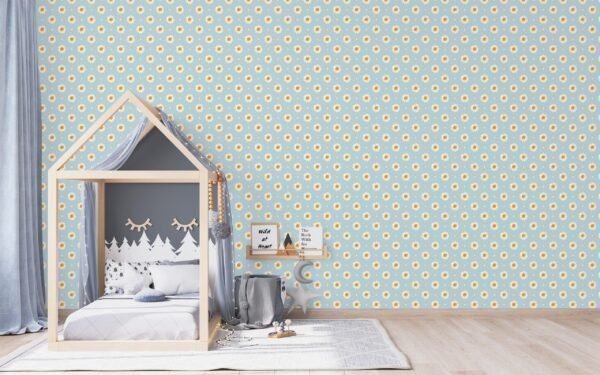 Daisy Dot Bouquet Wallpaper - Image 3