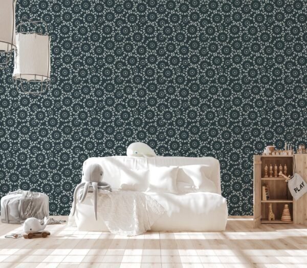 Abstract Floral Wallpaper - Image 2