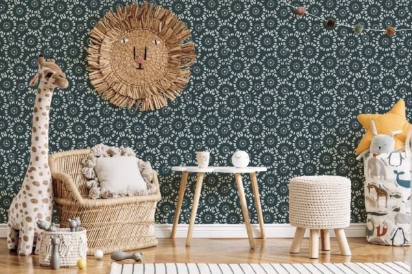 Abstract Floral Wallpaper - Image 3